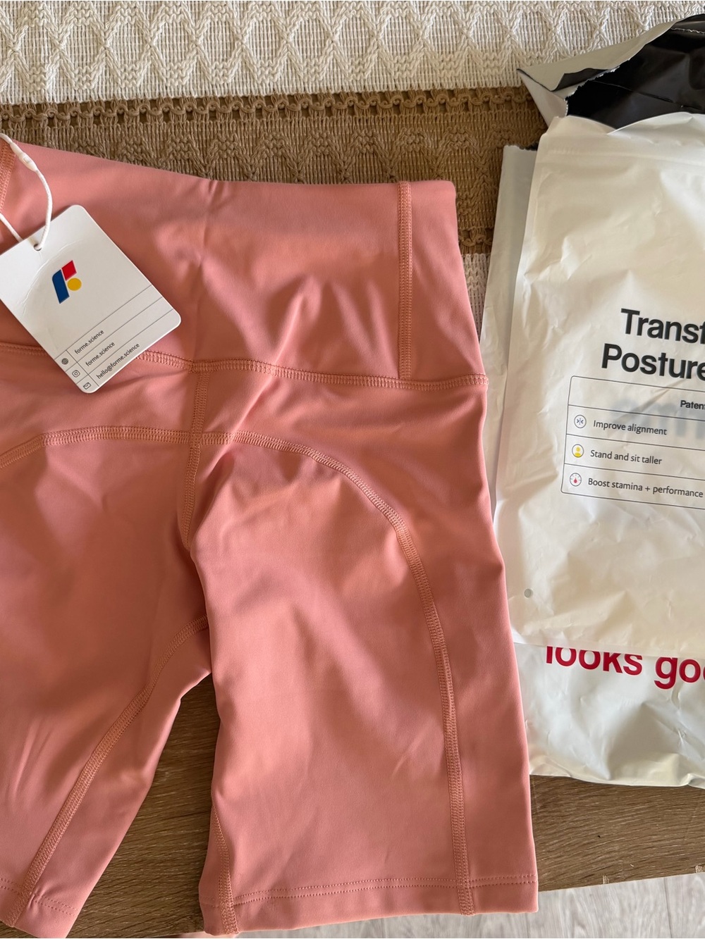 NWT Forme posture biker shorts